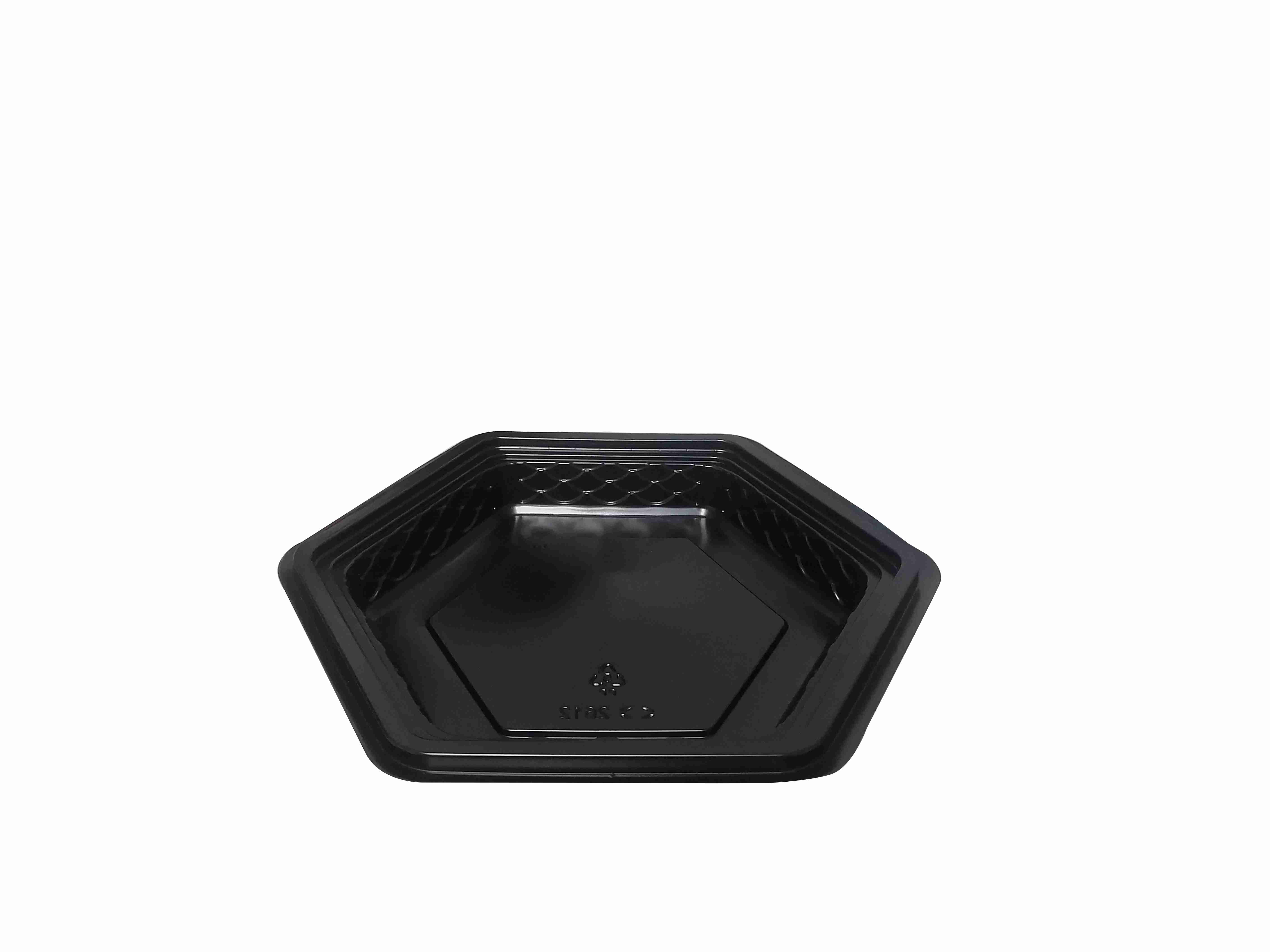 12oz.1-Compartment Oblong Food Container with PS Clear Lid