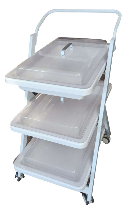 分層設(shè)計(jì)，拿取方便——內(nèi)鏡轉(zhuǎn)運(yùn)車(chē)